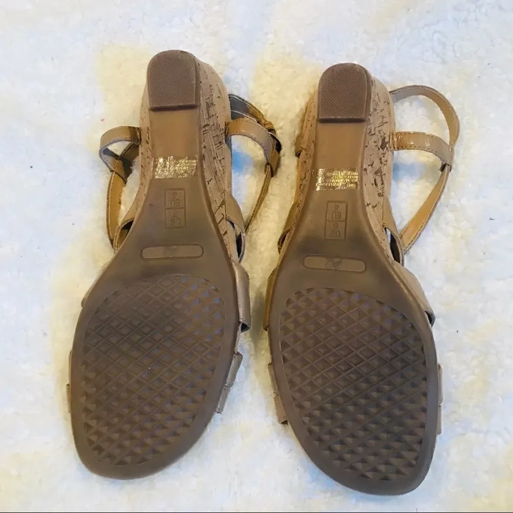 👠A2 by Aerosoles tan wedges Sz 6